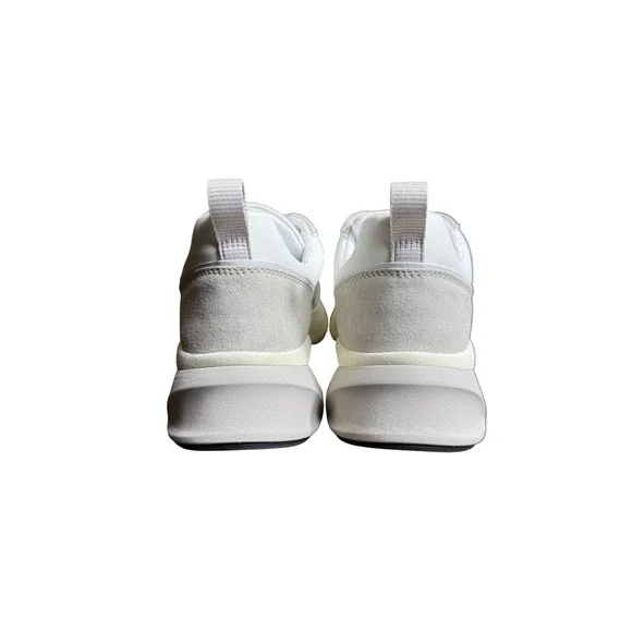Tory Burch Good Luck Trainer Sneakers in‎ Bianco/Fossil Stone Size 9.5 Women - Picture 3 of 7